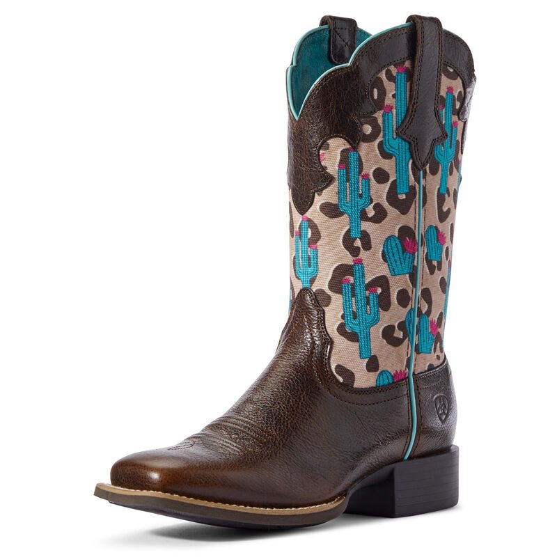 Ariat Round Up Willow - Western Laarzen Chocola Dames - 11379-119